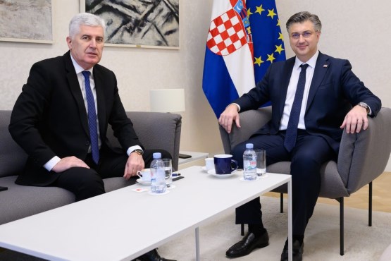 Zamjenik predsjedavajućeg Doma naroda PSBiH dr. Dragan Čović sastao se u Zagrebu s predsjednikom Vlade Republike Hrvatske